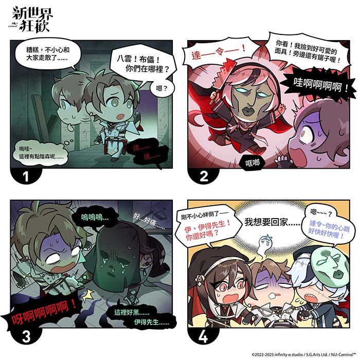 四格漫画-永夜古堡